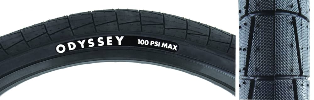 Odyssey bmx broc tire　ほぼ新品 Amazon.com : Odyssey Broc Tire - 20 x 2.4, Clincher, Wire